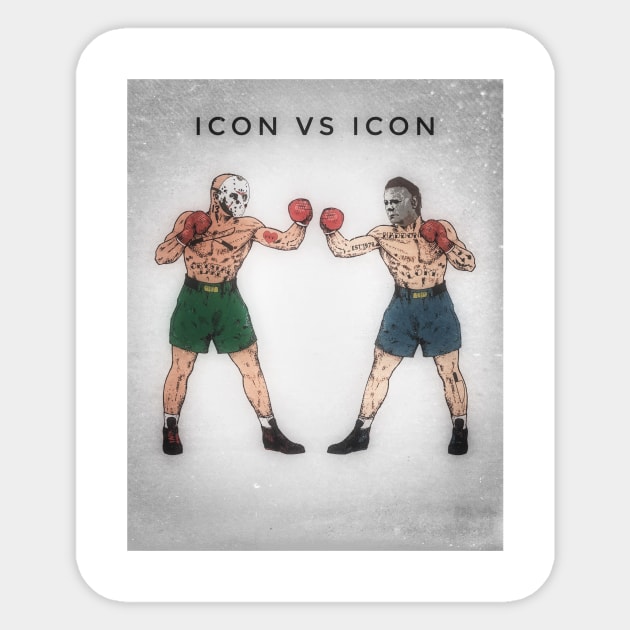 Icon vs Icon Sticker by zachattack